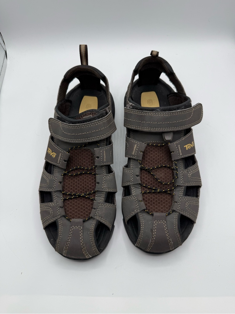 Teva Mens Outdoor Sandals Shoes Size 9 Forebay Coffee Brown SN 1001116